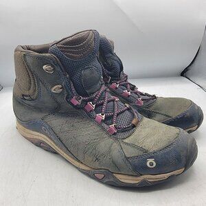 Oboz Sapphire Mid BDry Womens 9 Gray Hiking Boots Camping Outdoors Casual